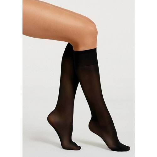 Rossey Micro Orta Kalın 40 Den Kutulu Bayan Dizaltı Çorap