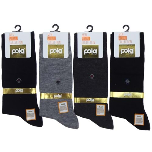Pola 4050-4067 Erkek Likralı Modal Soket Çorap