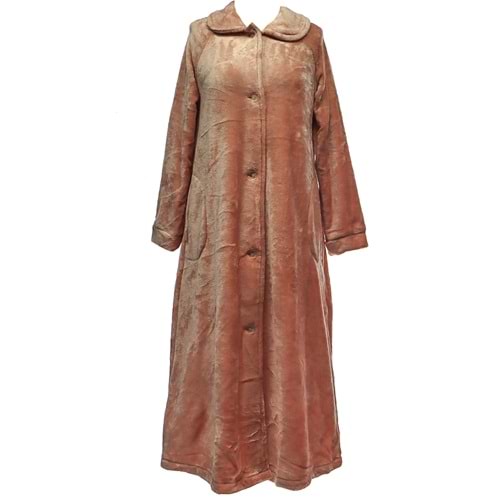 Kaya tekstil Damen 6602 Bayan Uzun Velsoft Ceket