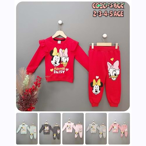 Zara Kıds Kız Çocuk Minnie & Daisy Baskılı Takım 2-5 Yaş