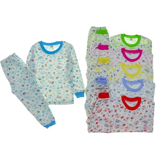 Karaca Çocuk Lovely Ayı Baskılı Penye Pijama Takım 4-6 Yaş
